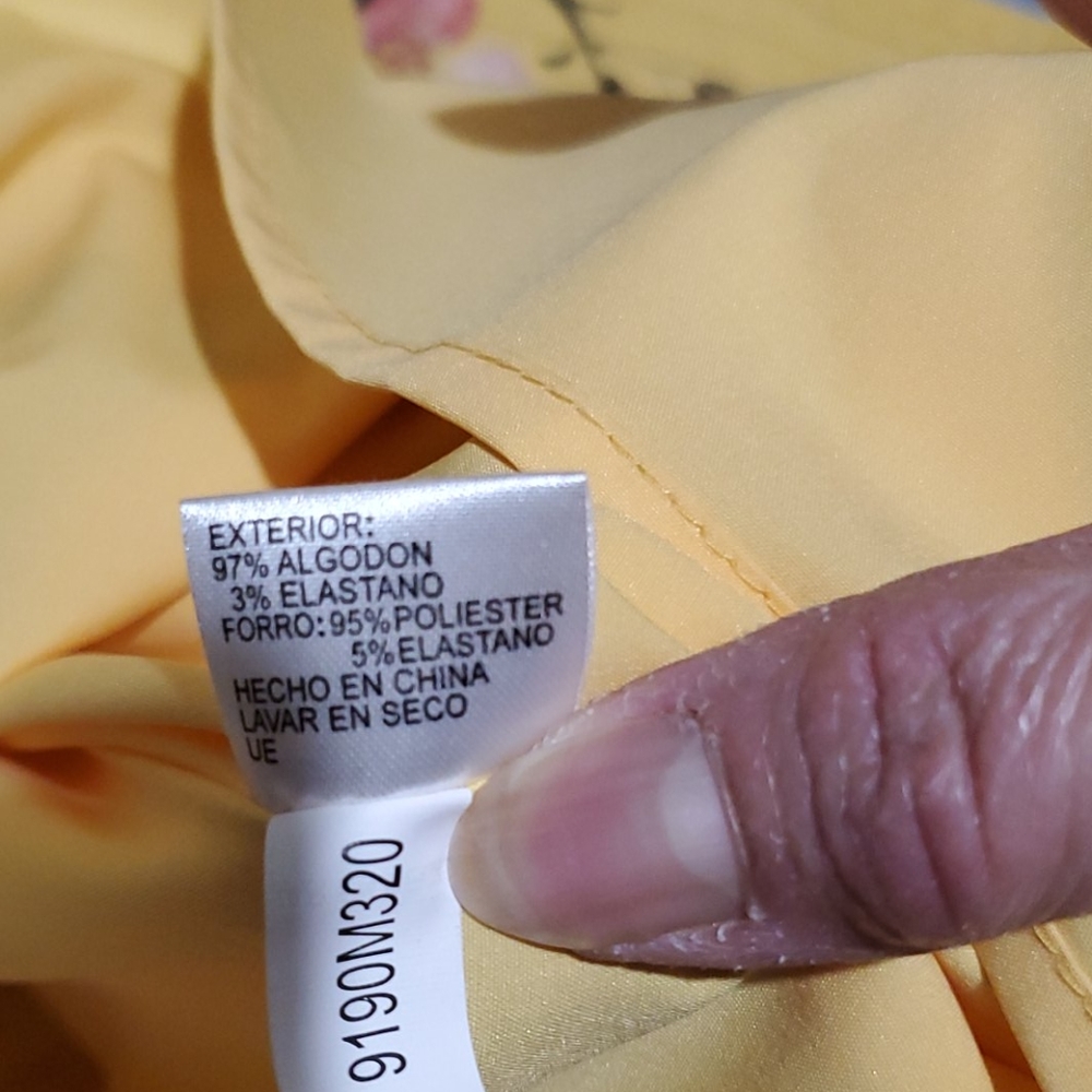 ANTONIO MELANI Yellow Floral Midi Dress - Picture 12 of 12